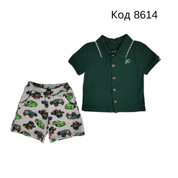 МС Костюм 2-ка(Сорочка.+шорти) для хлопчика 92,98,104 р  3 шт