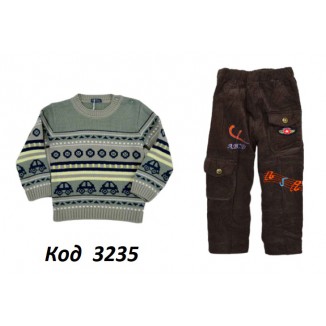 Ch Костюм для хлопчика(світер+ штані фліс)  98   4(1) шт