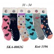 YO Шкарпетки для дівчинки SKA-0002G//SK-06  Baby з ABS мікс кольорів  17-19//23-26  6(3) шт