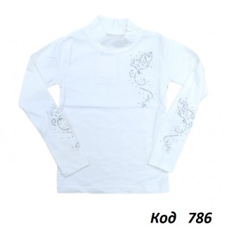 Tr Кофта-стійка стрейч BNN 9245 стрази  116-134   4 шт.