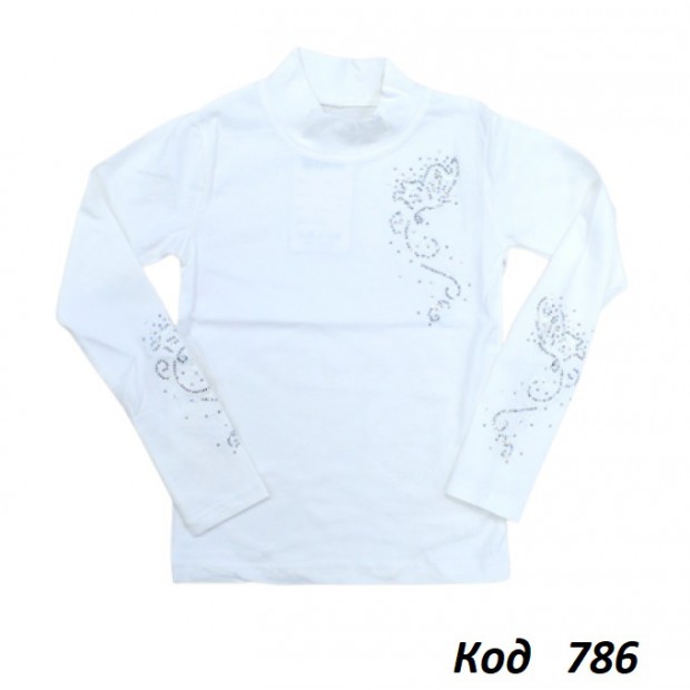 Tr Кофта-стійка стрейч BNN 9245 стрази  116-134   4 шт.