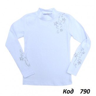 Tr Кофта-стійка стрейч BNN 9256 стрази  140-176   4 шт.