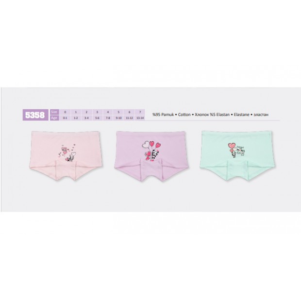 BR Шорти для дівчинки  5358,99    06 12(6) шт.