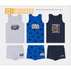 BR Набір6 білизни для хлопчика(майка+боксери) 2418/3418    6(3) шт.