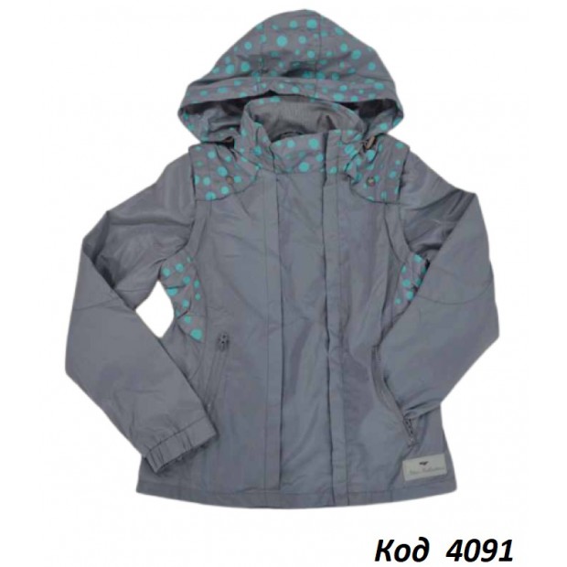 .Ch Вітрівка для дівчинки на трикотажі 23242 Skorpian 128-158 6 шт