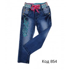 Ch Штани для дівчинки ДЖИНС CowDing827    16-20 5 р.