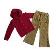 Ukr Костюм для дівчинки (Кофта+штани вельвет)  92,98  2шт