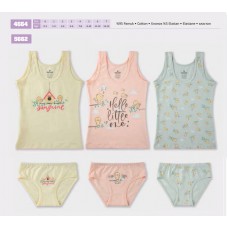 BR Набір білизни для дівчинки(майка+ТРУСИ) 4664/5662     6(3) шт.