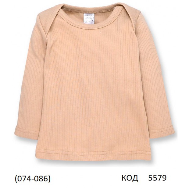 ТТ Кофточка-лодочка РУБЧИК 0433156 74,80,86  3шт