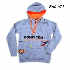 Tr Реглан з капюшоном для хлопчика Bold 2160  140-164  4(2) шт