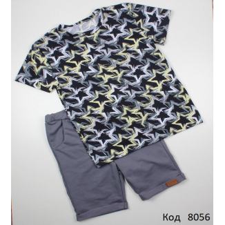 Костюм 2-ка для хлопчика (футболка+бриджі)  Джентельмен 134-146р.3шт