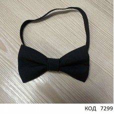 Ukr Краватка-метелик для хлопчика ОДНОТОН ВОВНА чорний 5шт