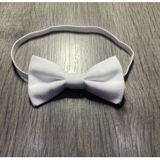 Ukr Краватка-метелик для хлопчика БІЛИЙ 5шт