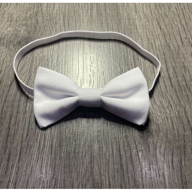 Ukr Краватка-метелик для хлопчика БІЛИЙ 5шт