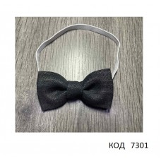 Ukr Краватка-метелик для хлопчика ДЖИНС БЛИСК чорний   5 шт