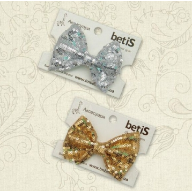 Bts Краватка-метелик Модель-5" МІНІ  паєтка  2шт