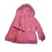 Ch Куртка зимова для дівчинки синтапон на флісі Magic 316,розовий.ПОЯС 116-134   4(1)шт