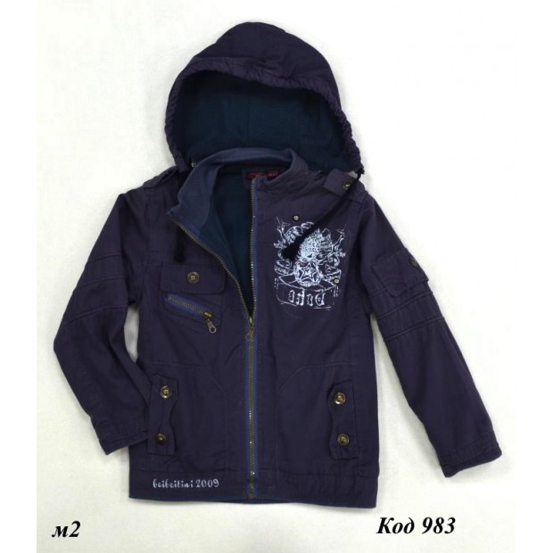 --Ch Віітрівка для хлопчика на трикотажі 9122  ConnonDale L/XL/XXL (104-116)  3 р.