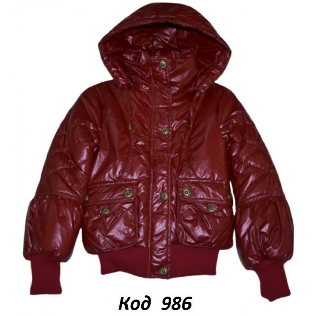 --Ch Куртка для дівчинки синтепон  6-9 років (116-134)   4шт