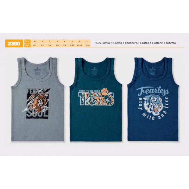 BR Майка для хлопчика 2390   06,07  6(3) шт