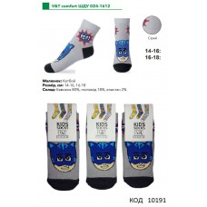 V&T Шкарпетки бавовняні для хлопчика ШДУ 024-1612  14-16/16-18  12(3)шт