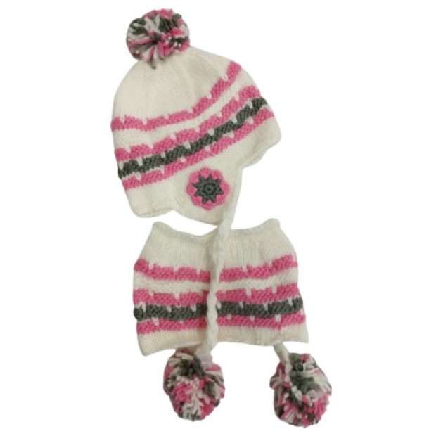 .Ch Шапка з хомутом для дівчинки "Буковель"A-Xia підліткова 56-58   4шт