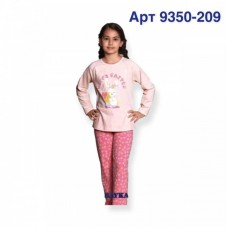 BR Піжама для дівчинки 12,13,14 стрейч/бавовна  9350    SOMON(209)персик  1шт