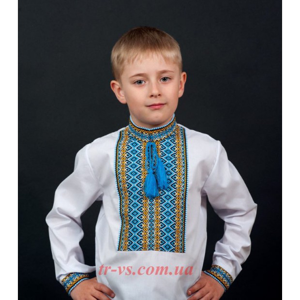 Ukr Вишиванка для хлопчика 0117 вишивка-нашивка 140-158  4 шт.
