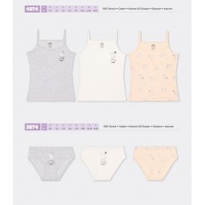 BR Набір6 білизни для дівчинки(майка+ТРУСИ) 4874/5874   6(3)шт.
