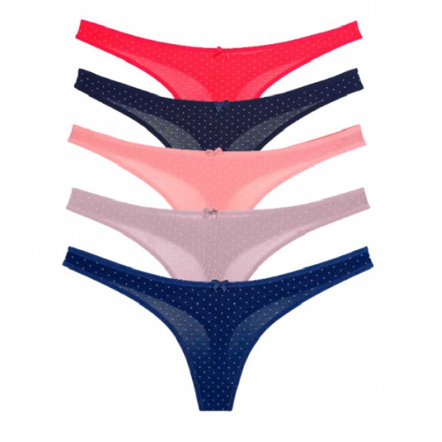 Труси Donella жіночі СТРИНГИ  S--XXL  24256 10(5)шт.