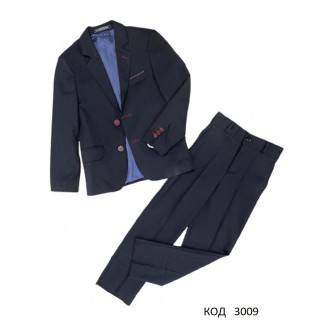 Suzie Костюм (ПІДЖАК+штани) для хлопчика Темно-синій клітинка   122-146 р.