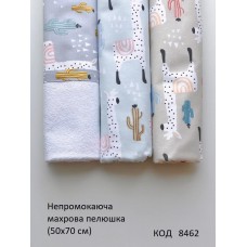 LtAn Пелюшка непромокаюча мала 50*70 (махра+ситець)  2шт