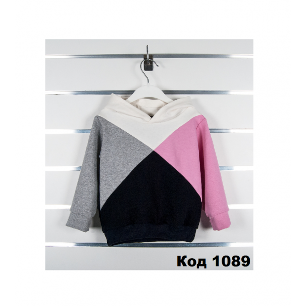 Толстовка капюшен дев.Комбі 86,92,98р. 3шт.