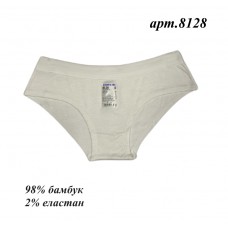 BR Труси жіночі  8128,01  БІЛИЙ БАМБУК  12(3)шт