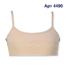 BR Топ для дівчинки 4490,03   БЕЖЕВИЙ   06,07    12(3) шт.