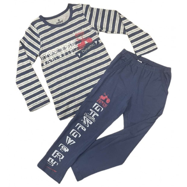 BR Піжама для хлопчика 03-06 стрейч/бавовна  9639    INDIGO(132)синій   1 шт