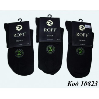 Носки Roff турция мужские.Roff 10202, Бамбук ЧЕРНЫЙ  41-44 12(3)шт