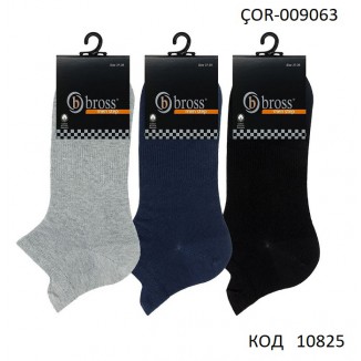 Bross Шкарпетки бавовняні чоловічі короткі ÇOR-009063 Мікс  40-46  12(3)шт.