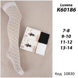 ArtiKatamino Колготки капронові 95%ПА,5%Ел ПОЛОВИНКИ К60186  БІЛИЙ   6(1) шт.
