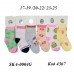 YO Шкарпетки для дівчинки SKA-0004G//SKC/PIK  Baby мікс кольорів  14-16//23-26 6(3)шт