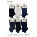 YO Шкарпетки для хлопчика SKS-0027C  КОРОТКІ однотон СІТКА  МІКС кольорів    17-19//39-42 6(3) шт