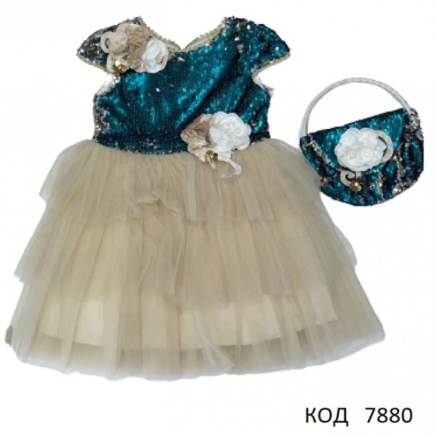 Tr  Сукня святкова для дівчинки  PINK 5224   6,7,9,10 років (110-134)  4шт