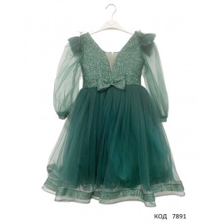 Платье  бальн  дев. 2(1) р.  7-8лет