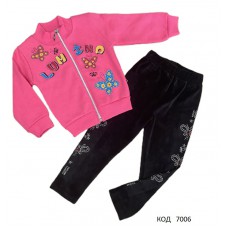 Tr Костюм для дівчинки (кофта начос+ лосини велюр)  092.98.110  4(3) шт.