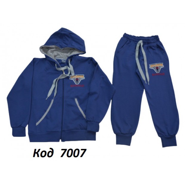 Tr Костюм 2-х нитка для хлопчика Blue 5009  104-140 4(3)шт.