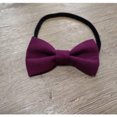 Ukr Краватка-метелик для хлопчика БОРДО ТЕМНИЙ  5 шт