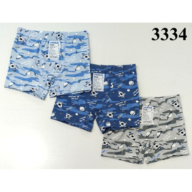 BR Шорти боксери для хлопчика 3334  06   6(3) шт