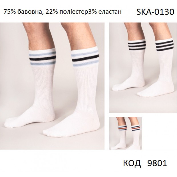 YO Шкарпетки дорослі УНІ  SKA-0130U зі смужкою   МІКС кольорів    35-38//39-41   3  шт