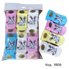 Tr Шкарпетки для новонароджених Zeyno 0199 махра мікс ДІВЧИНКА 12 шт.