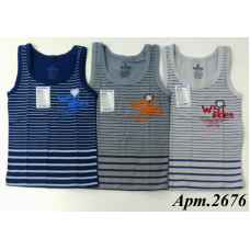 BR  Майка для хлопчика 2676   06,07  6(3) шт